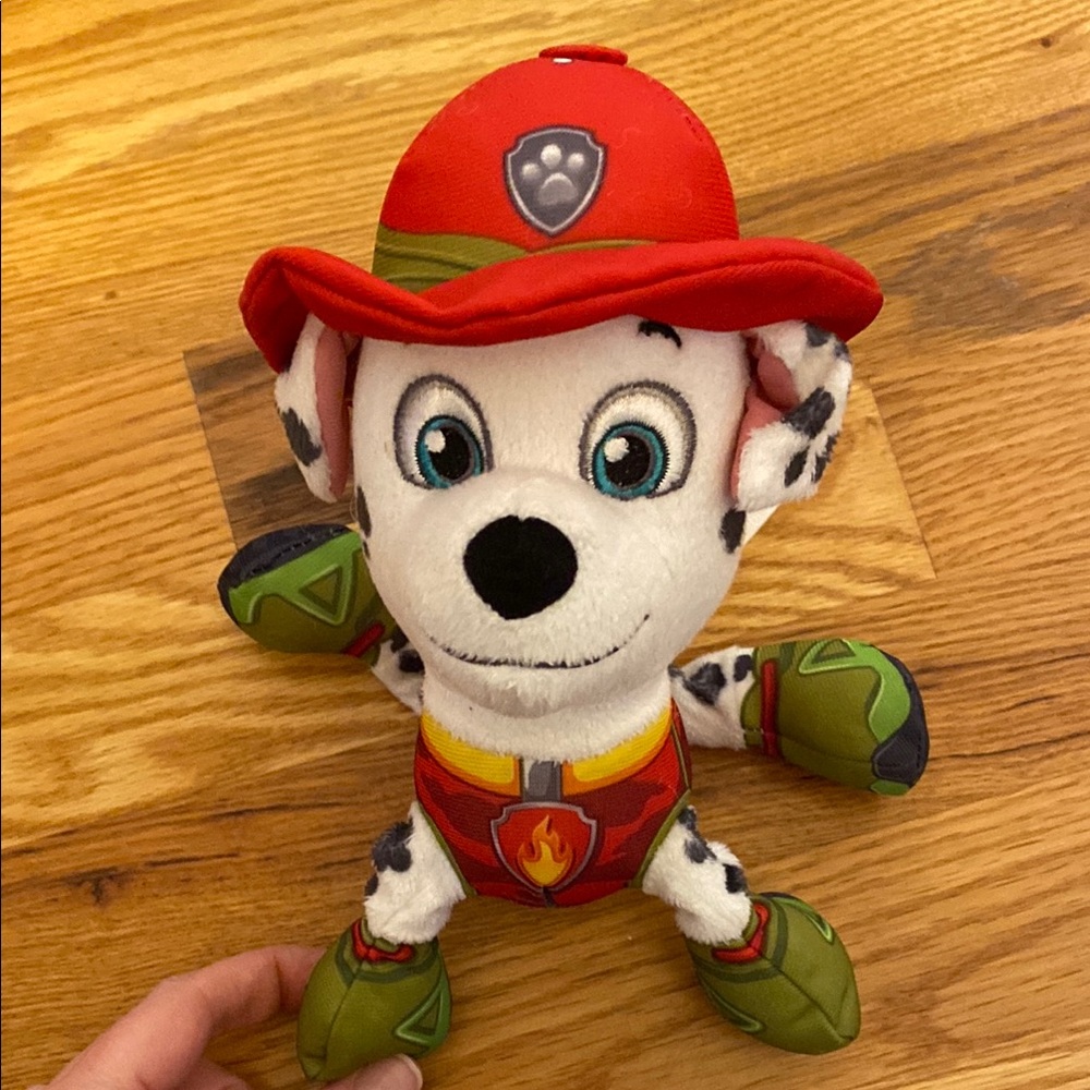 Paw Patrol Marshall Plush Toy Red and Green Stuffed Animal
